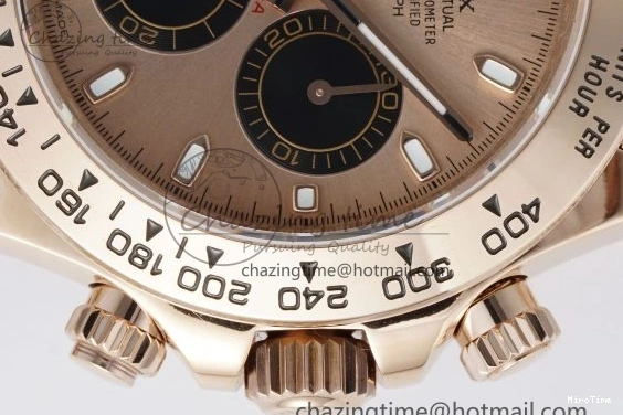 MiroTime 0309 Sporty Daytona 116505 QF 1:1 Best Edition RG Dial on RG Bracelet SA4130 V 1755